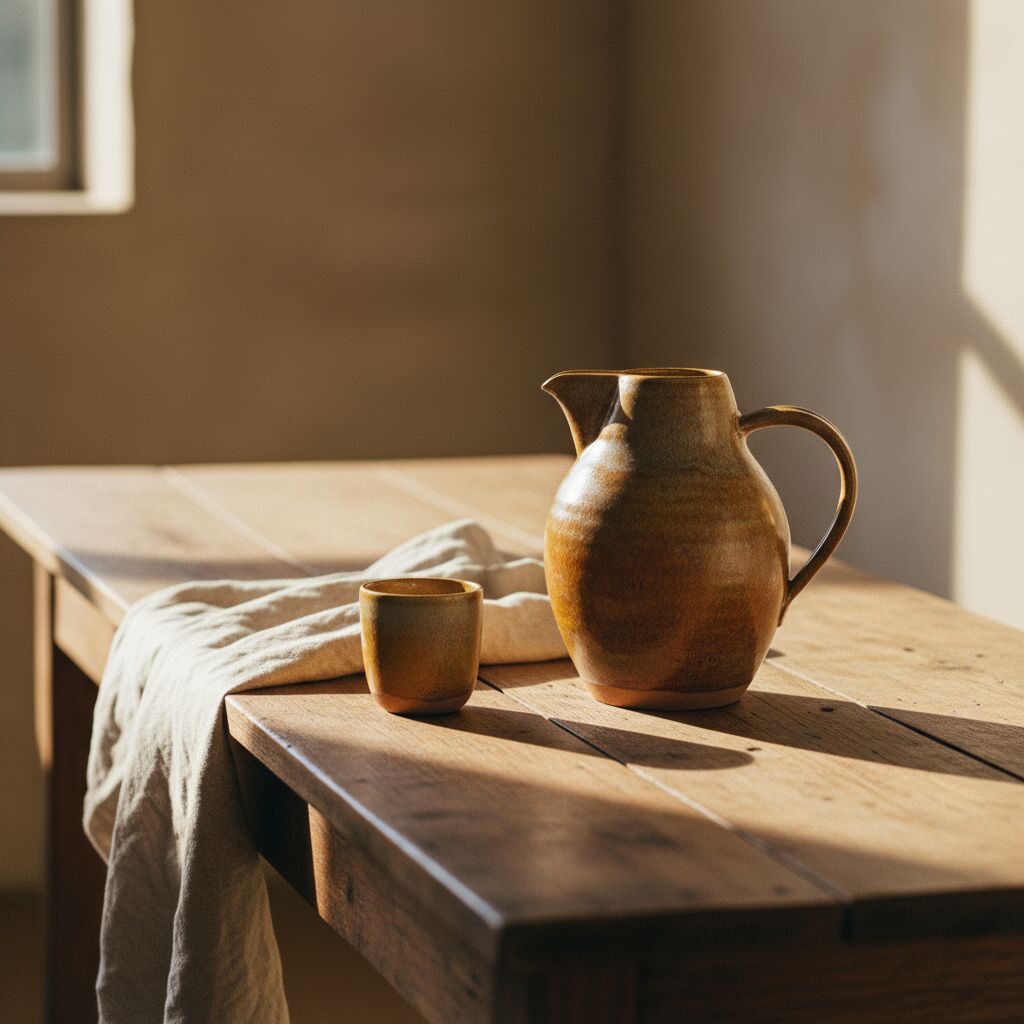 Glazed Water Carafe